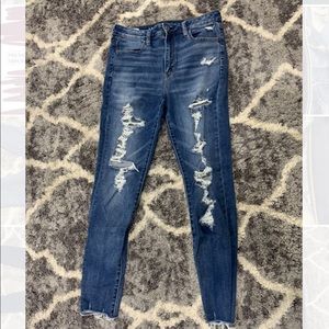 American Eagle Ripped High-Rise Jeggings